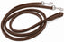 Leather Draw Reins 3/8" x 7'  Heavy Duty English Training Reins with Swivel Snap Ends | Convertible Split or Single Rein with Nickel Plated Hardware | 805LR35