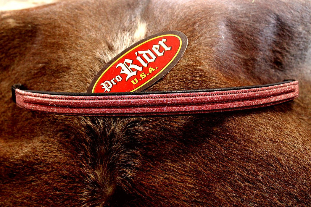 BROWBAND Bling Crystal for English Bridle Tack USA Leather Polo 809FullP