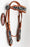 Horse Show Tack Bridle Browband Western Leather Headstall Ash 8422