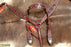 Show Tack Bridle Western Leather Rodeo Headstall Breast Collar 85121