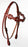 Horse Show Tack Bridle Western Leather Headstall  8549HB