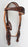 Horse Show Tack Bridle Western Leather Headstall  8597HB
