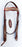 Show Tack Bridle Western Leather Rodeo Headstall  8599H