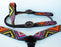 Horse Tack Bridle Western Leather Headstall Breast Collar Unique Painted 8851B