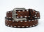 Challenger Hand Tooled Leather Belt Removable Western Buckle 90SDTooled