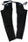 Horse Professional Equine Black Suede Leather Schooling Chaps 924F05