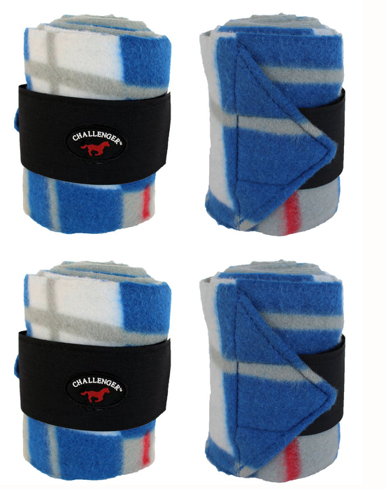 10ft Horse Grooming Leg Polo Wrap Set of 4 Soft Fleece 95R