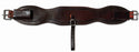 34" Western Leather Flank Cinch 5" Wide Basket Weave Tooled Brown w/ Billets Horse Saddle Tack