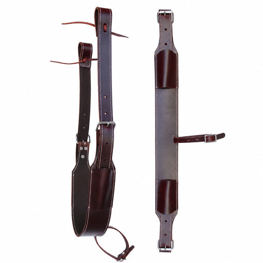 Challenger Western Horse Leather Rear Flank Back Saddle Cinch w/ Billets 9758