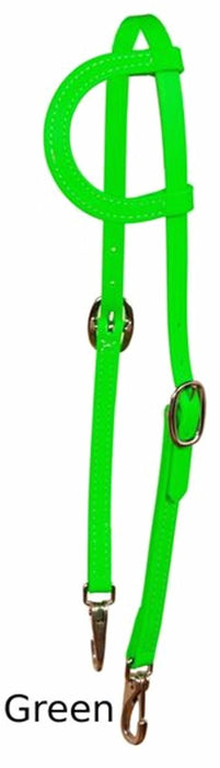 Horse Tack Western PU Vegan Leather Thoroughbred Noseband Bridle Headstall  975BE151