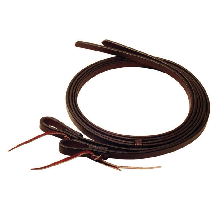 Horse Amish Western Ride Dark Oiled Waterloop Reins 975D1587