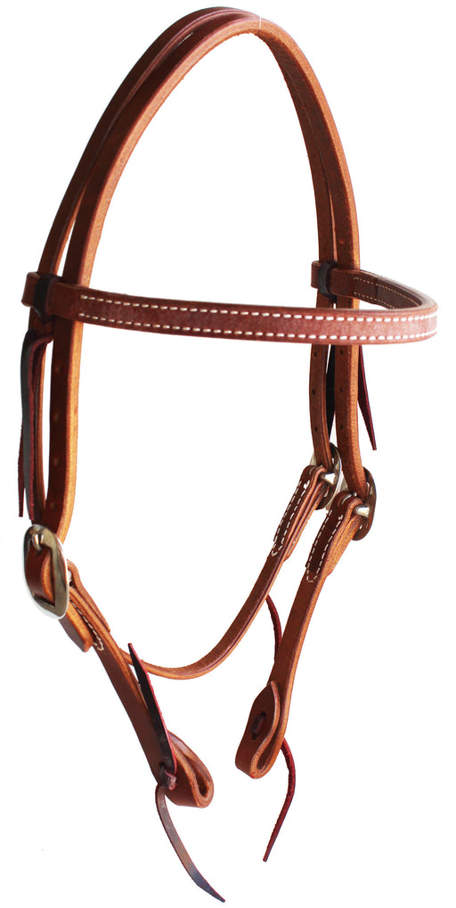 Horse Western Challenger Made Hermann Oak Leather Browband Headstall Bridle 975H100