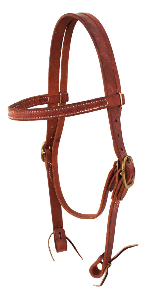 Horse Western Challenger Made Working Tack 1" Leather Headstall 975H1010