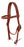 Horse Western Challenger Made Working Tack 1" Leather Headstall 975H1010