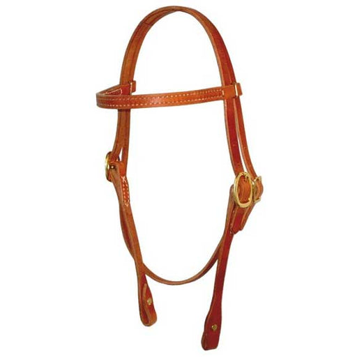 Horse Amish  Western  USA Hermann Oak Leather Headstall 975H103