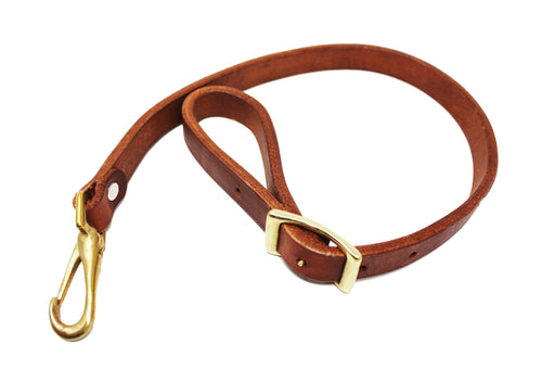 Horse Challenger Horse Western Harness Leather Back Cinch Connector Strap w/ Brass Snap 975H6013