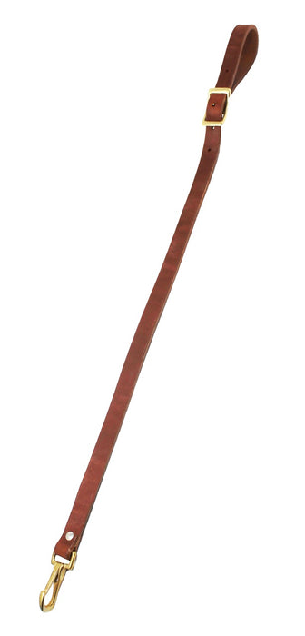 Horse Challenger Horse Western Harness Leather Back Cinch Connector Strap w/ Brass Snap 975H6013