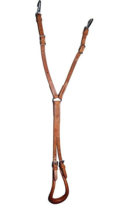 Horse Western Tack Challenger Hermann Oak Leather Double Strap Crupper 975H7000