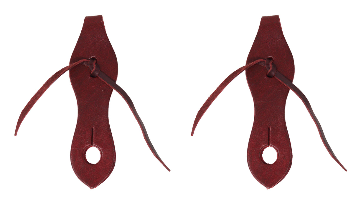 Challenger USA Horse Tack Western Horse Tack Latigo Red Leather Slobber Straps 975L2000