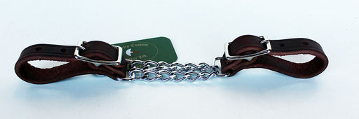 Horse Amish Made In USA Latigo Leather Curb Chain 975L415