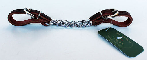 Horse Challenger Made In USA Latigo Leather Curb Chain 975L425