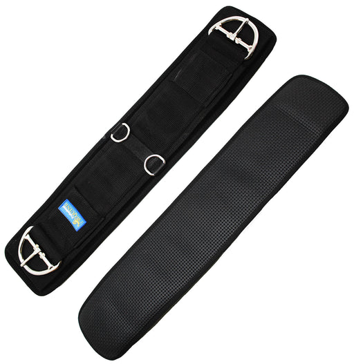 5" wide Horse Western Riding Girth Cinch Neoprene Non-Slip Tack Black 9765