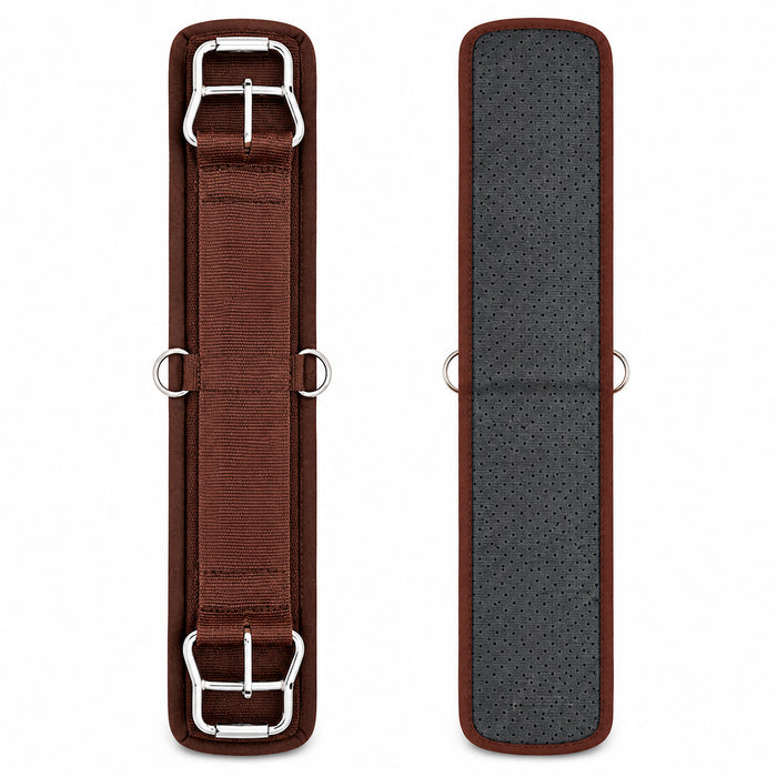 28" Western Neoprene Anti-Slip Detachable Saddle Straight Cinch Brown 9791BR-28