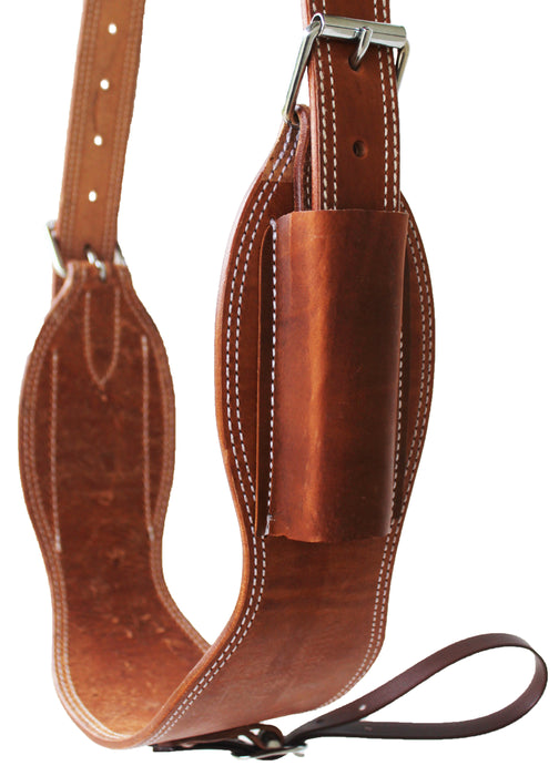 Horse Western Amish Leather Roper Back Cinch  Billets 97RT04