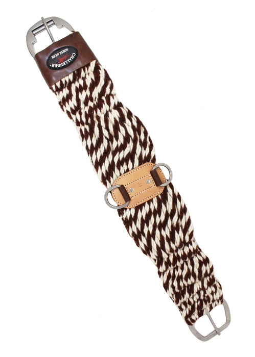 Horse Western 27 Strand Double Weave Two-Tone Mohair Straight Cinch 97RT06