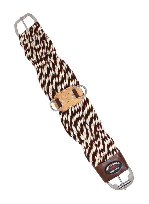 Horse Western 27 Strand Double Weave Two-Tone Mohair Straight Cinch 97RT06