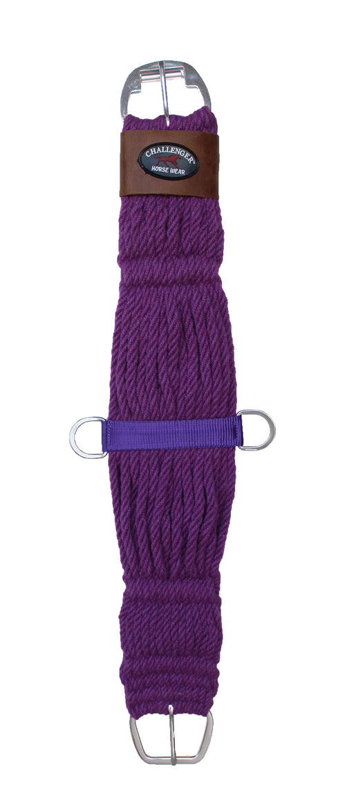 Western 27 Strand Double Weave Purple Mohair Roper Cinch 97RT07PP