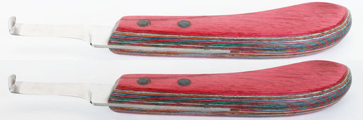 set of 2 Horse SS Wooden Handle Farrier Right Handed Grooming Hoof 984101
