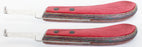 set of 2 Horse SS Wooden Handle Farrier Right Handed Grooming Hoof 984101