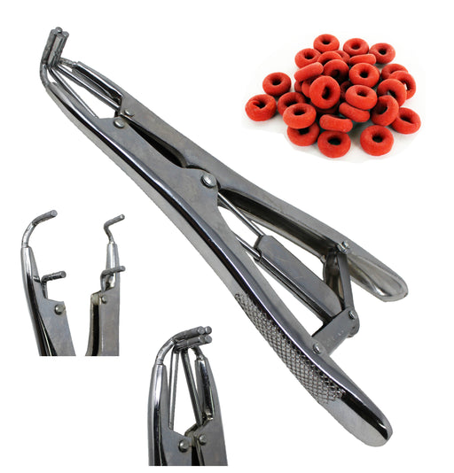 Animal Livestock Cattle SS  Tail Dock +100 Bands 98116