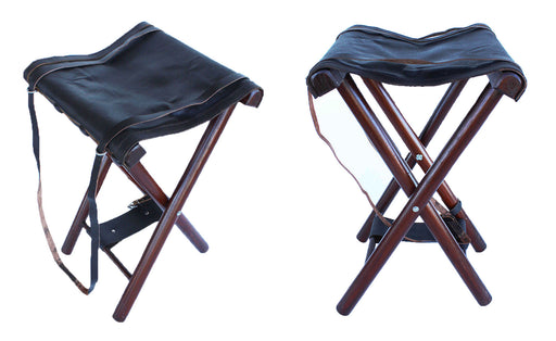 Lightweight All-Purpose Wood Folding Camping Spectator Utility Seat Chair 984126