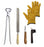 Horse Farrier Tool Horse Farrier Essentials 5-Piece Groom Hoof Care Trim Tool Kit 984152