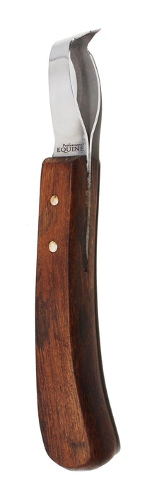 Horse Farrier Shoe Grooming Oval Loop Steel Blade Hoof Pick w/ Wood Handle 98417