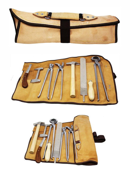 Horse Farrier Tool Kit Grooming Hoof Bot Shoe Puller Nipper Rasp 984109