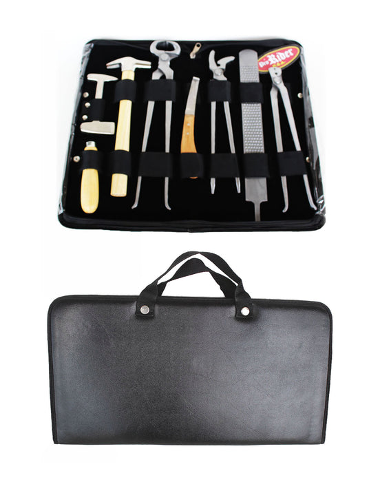 8 Piece Horse Equine Farrier Hoof Grooming Shoe Care Tool Kit w/ Carry Bag 98448