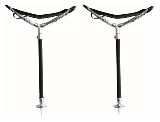Horse Farrier Tool Lot of 2 Golf Spectator Adjustable Folding Outdoor Seat Stick Chair 98471Lot2