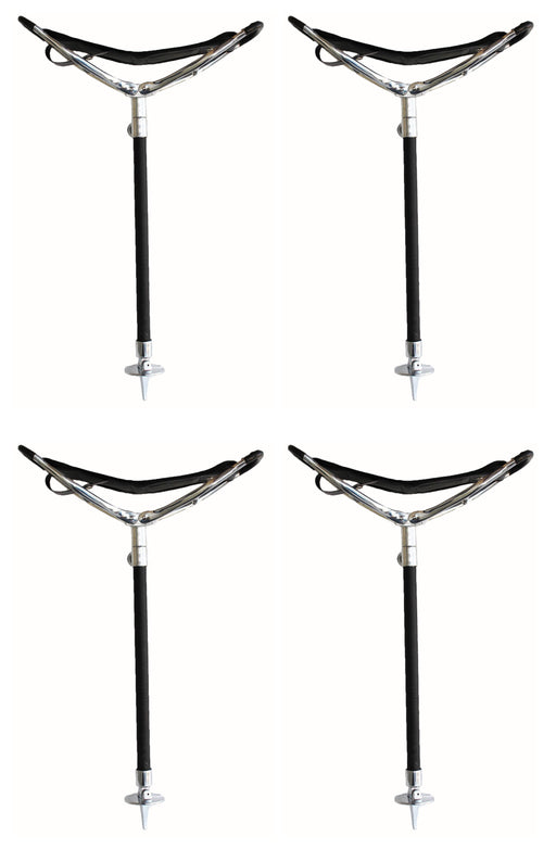 Horse Farrier Tool Lot of 4 Golf Spectator Adjustable Folding Outdoor Seat Stick Chair 98471Lot4