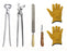 Horse Farrier Tool   Essentials 4-Piece Groom Hoof Care Trim Tool Kit 984K28