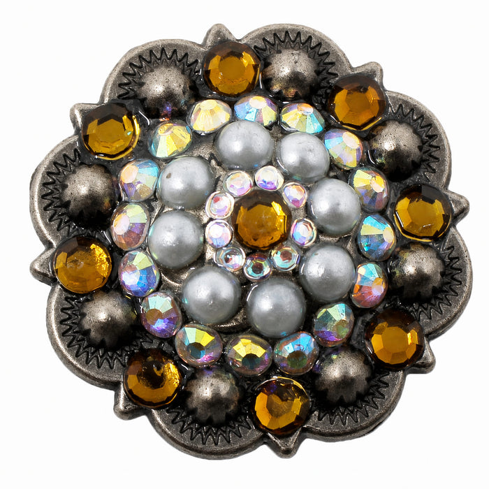 4 Conchos Rhinestone Horse Saddle Western Bridle Berry Co178