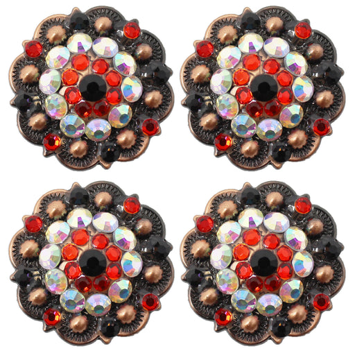 4 Conchos Rhinestone Horse Saddle Western Bridle  Co183