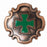 4 Conchos Rhinestone Horse Saddle Western Cross