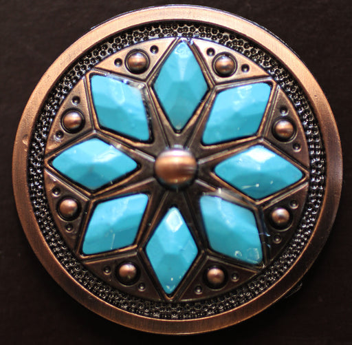 Concho 4 Conchos Rhinestone Horse Saddle Western Bridle  Co249B