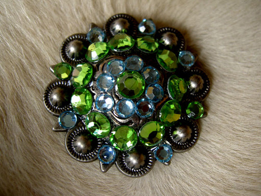 4 Conchos Rhinestone Horse Saddle Western  Berry CO33