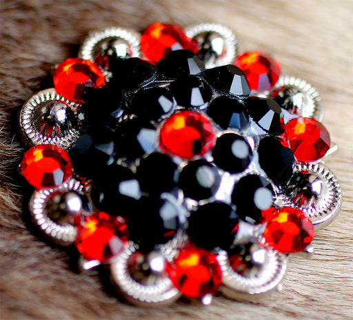 4 Conchos Rhinestone Horse Saddle Western Bridle Berry Co376