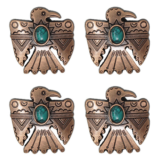 Set of 4 Screw Back Conchos Western Saddle  Co607