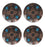 Set of 4 Screw Back Conchos Western Saddle  Co608